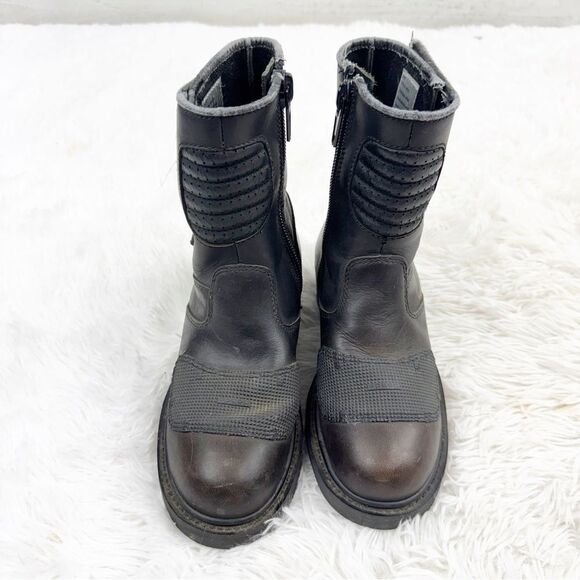 Honda Goldwing Leather Pull-On Motorcycle Boots - Picture 2 of 10